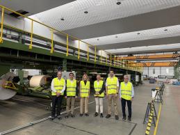 Pasaban together with FNMT during the visit to its facilities in Tolosa